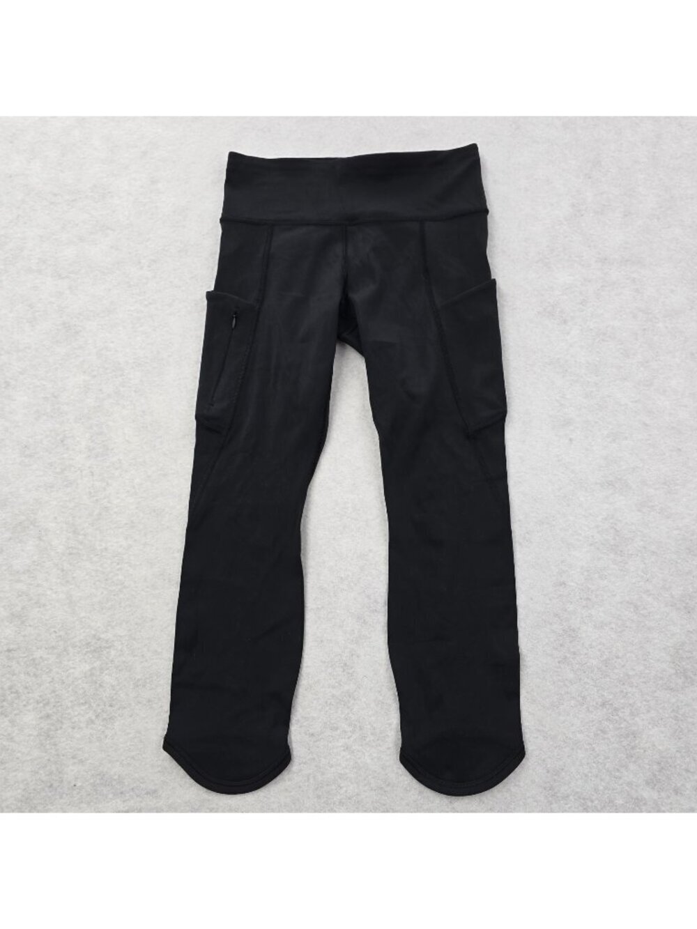 Athleta Ankle Cropped Leggings Size Small Black Activewear Athleisure 54023
